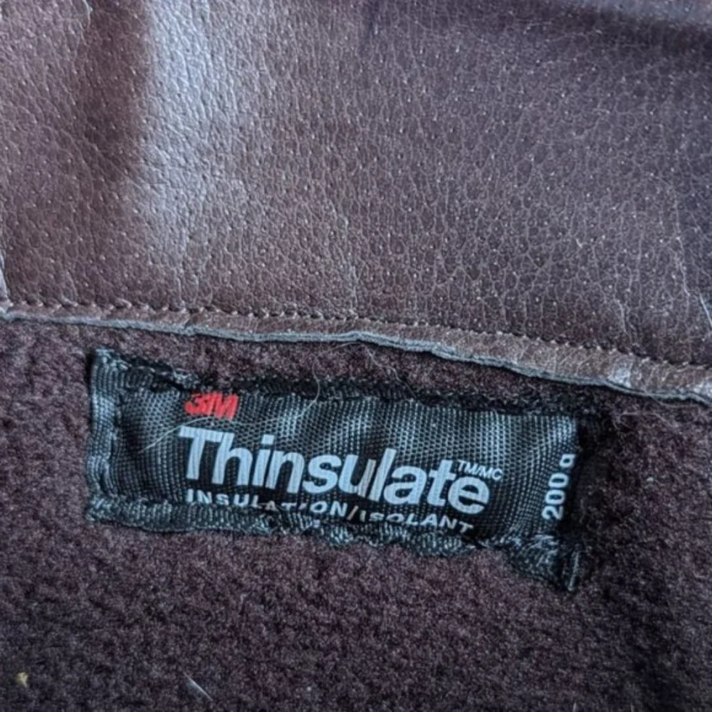 Thinsulate 3M Tall Buckled Winter Boots 200 Count - Brown - Size 7 EUC